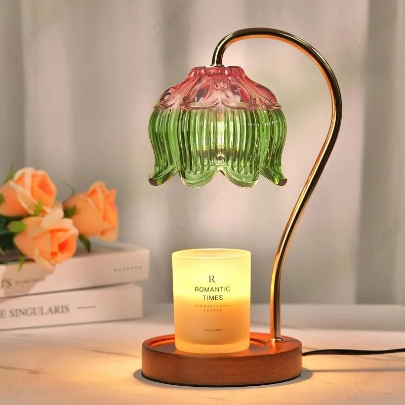 Petal Shaped Candle Warmer, Minimalist Modern Candle Lamp | Lersk