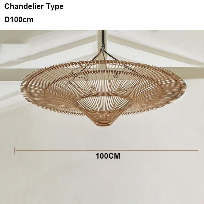 Liora Rattan Kronleuchter | Lersk