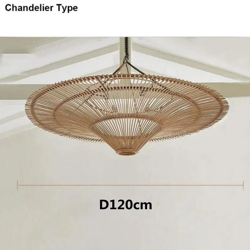 Liora Rattan Kronleuchter | Lersk