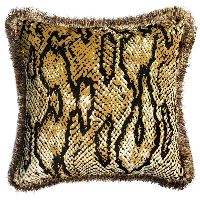 Elara Velvet Bee Print Cushion Cover In European Art | Lersk