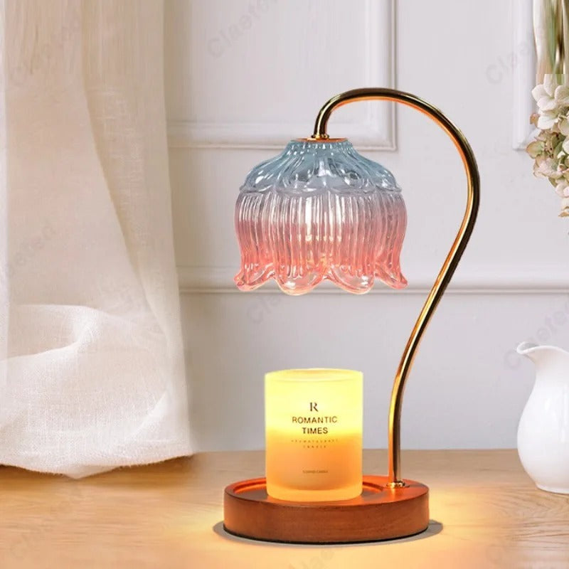 Petal Shaped Candle Warmer, Minimalist Modern Candle Lamp | Lersk