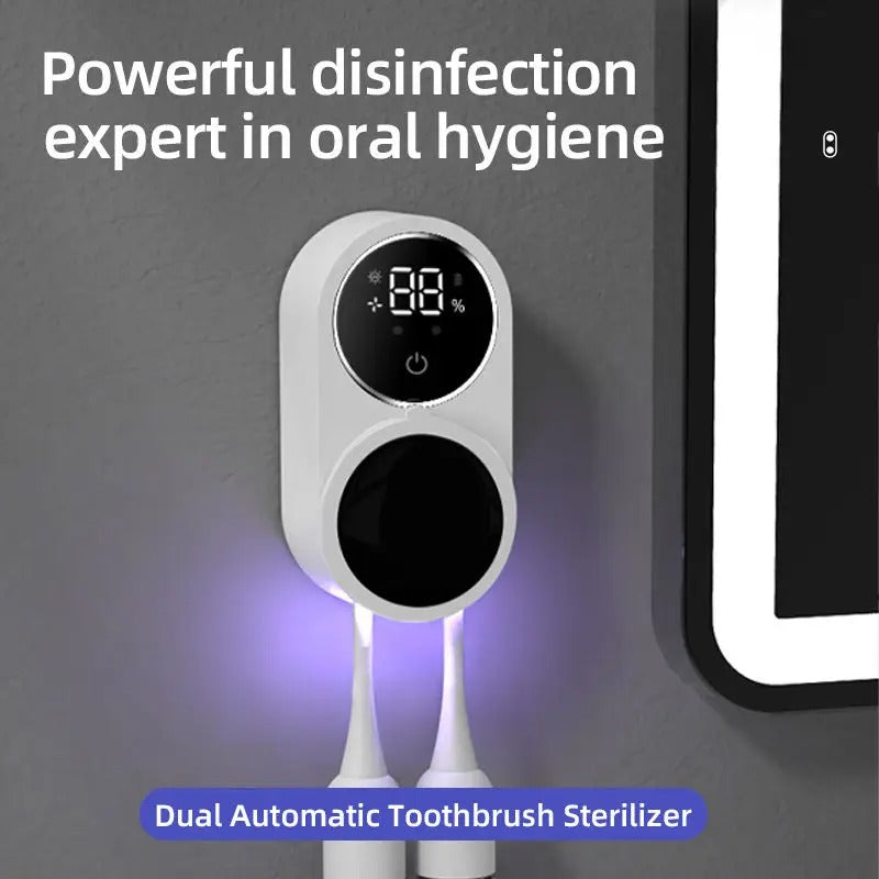 LumaClean Auto UV Toothbrush Sanitizer | Hygienic Holder | Lersk