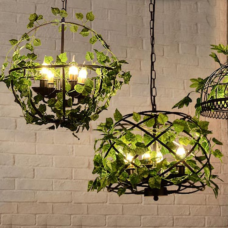 Thornwell Vintage Iron Cage Chandelier | Lersk