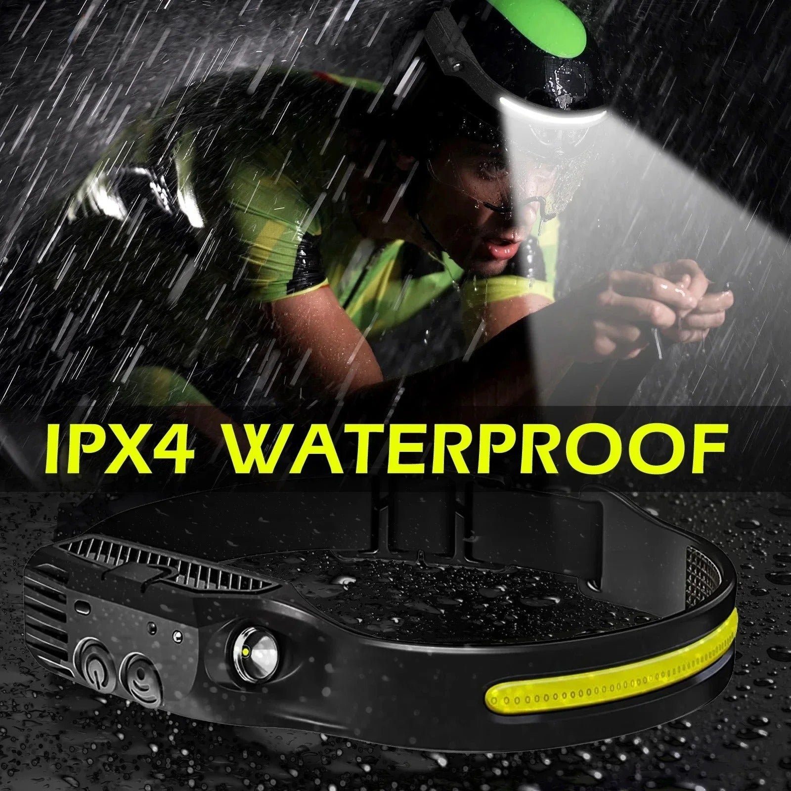 TrailGlow Rechargeable LED Headlamp For Running And Biking | Lersk