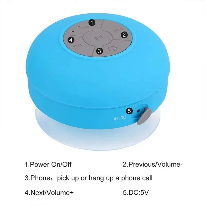 AquaGlow Floating Bluetooth Waterproof Pool Speaker With LED | Lersk