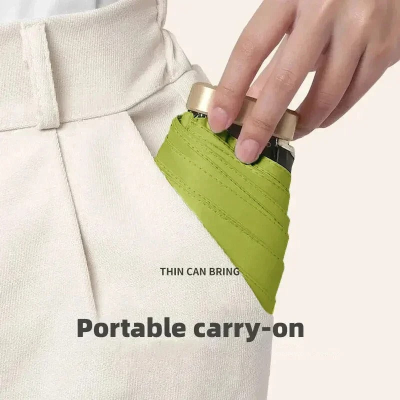 Paraguas Mini Plegable Solara, Compacto, Protección UV y Diseño Resistente al Viento para Uso Diario | Lersk