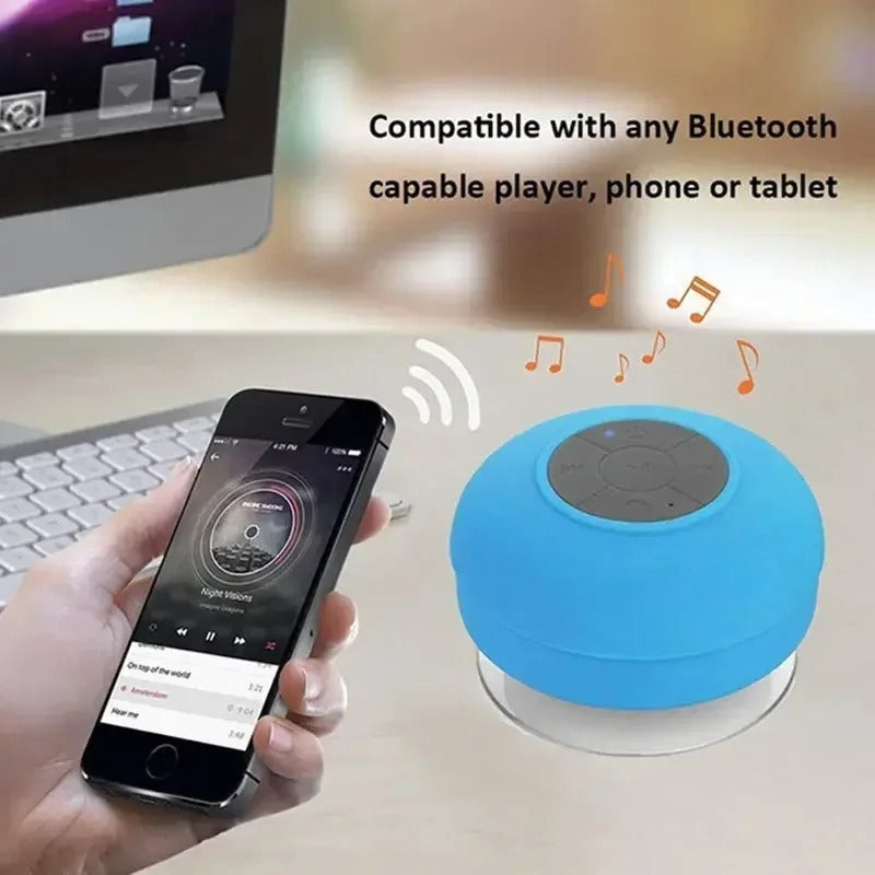 AquaGlow Floating Bluetooth Waterproof Pool Speaker With LED | Lersk