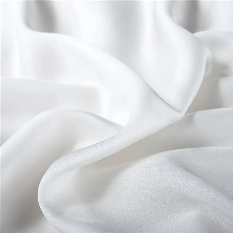 LunaSilk Mulberry Duvet Cover - Solid Color, Luxury Bedding | Lersk