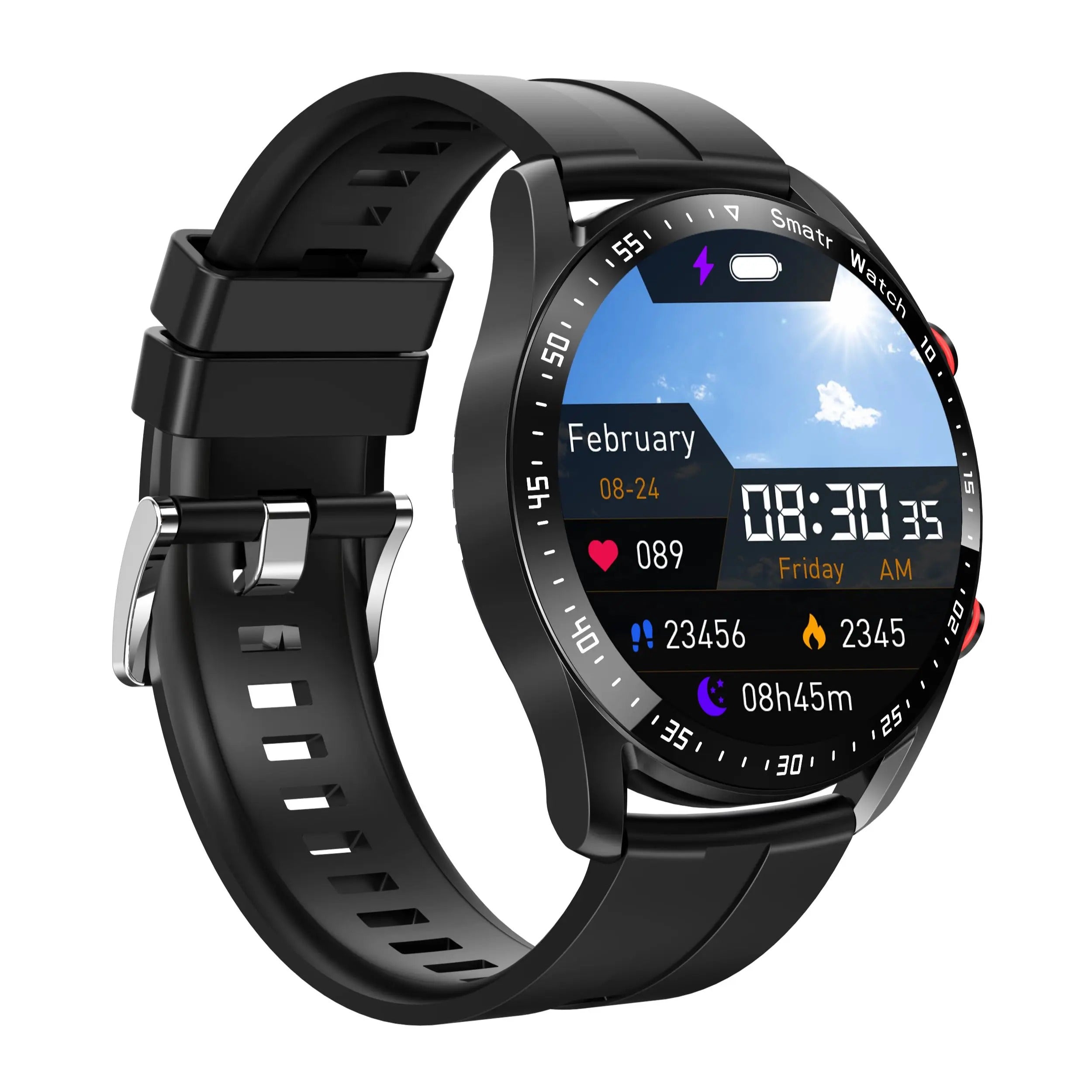 Alera | Men's Smartwatch With Elegant Design And Bluetooth Fitness Tracking | Lersk