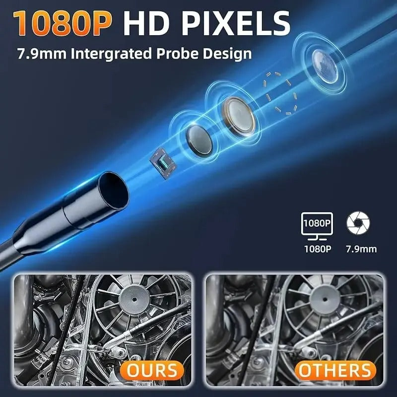 Průmyslová inspekční kamera BoreVue 1080P s 4,3palcovou obrazovkou | Lersk