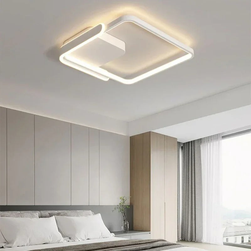 LumaNova Moderne LED-Deckenleuchte mit dimmbarem Lichtschein | Lersk