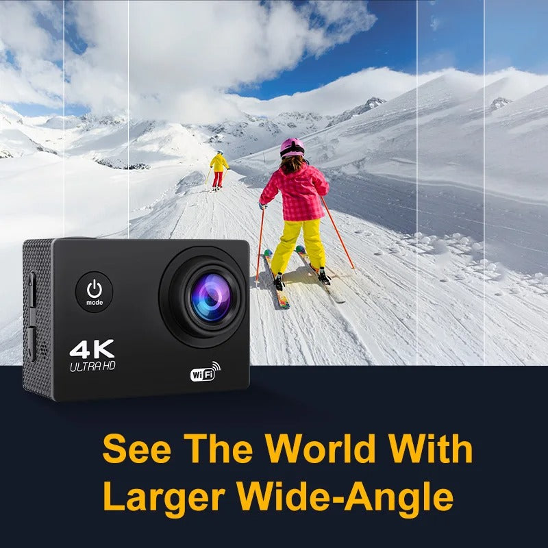 AeroNova 4K Action Camera With WiFi Waterproof For Outdoor Vlogs | Lersk