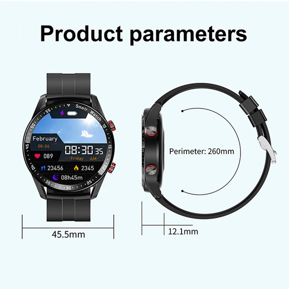 Alera | Men's Smartwatch With Elegant Design And Bluetooth Fitness Tracking | Lersk