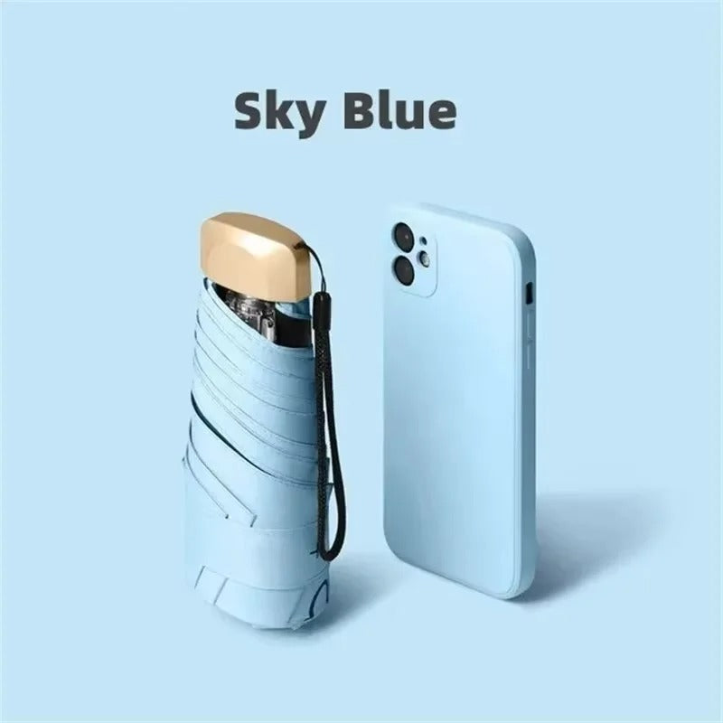 Paraguas Mini Plegable Solara, Compacto, Protección UV y Diseño Resistente al Viento para Uso Diario | Lersk