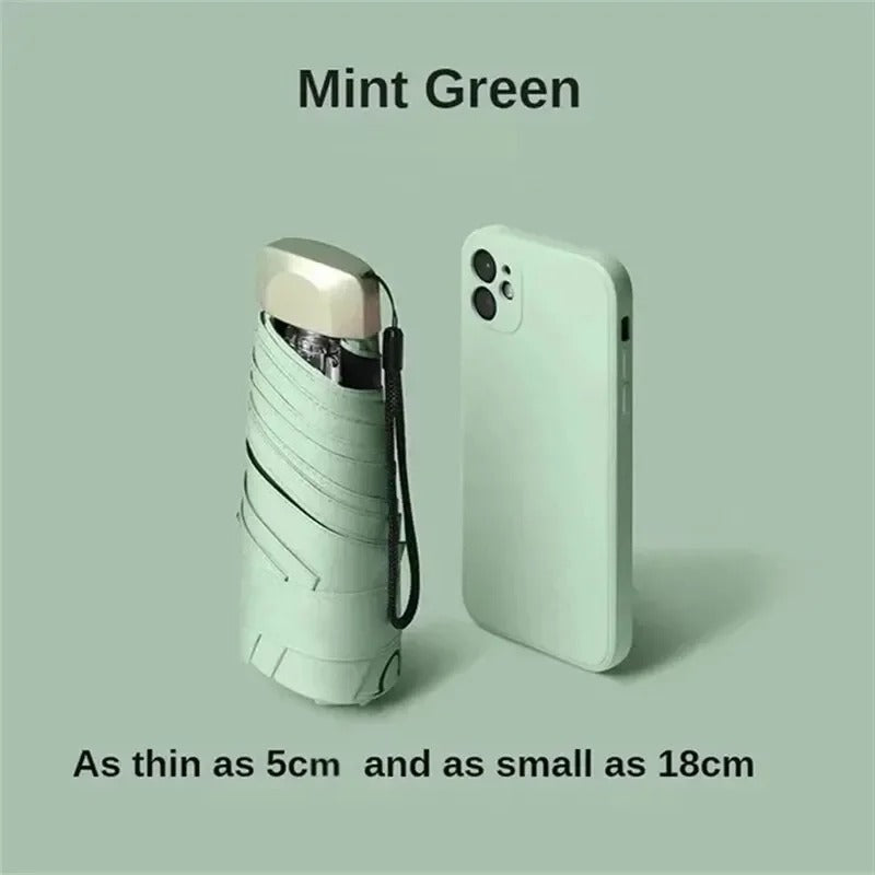 Paraguas Mini Plegable Solara, Compacto, Protección UV y Diseño Resistente al Viento para Uso Diario | Lersk