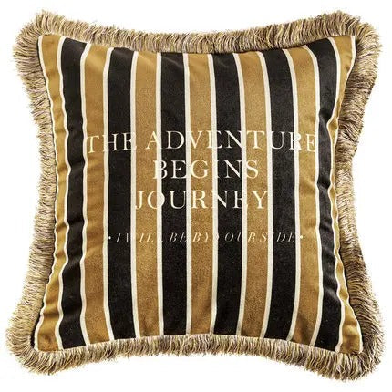 Elara Velvet Bee Print Cushion Cover In European Art | Lersk