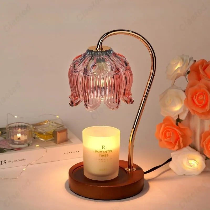 Petal Shaped Candle Warmer, Minimalist Modern Candle Lamp | Lersk