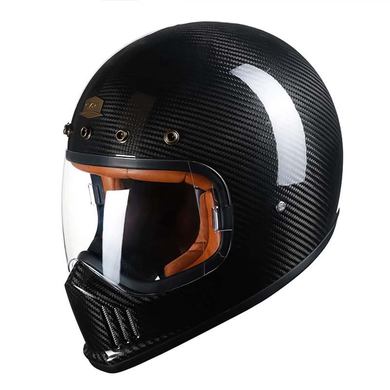 Carbon Fiber Full Face Motorcycle Helmet F380VB DOT ECE Approved For Riders | Lersk