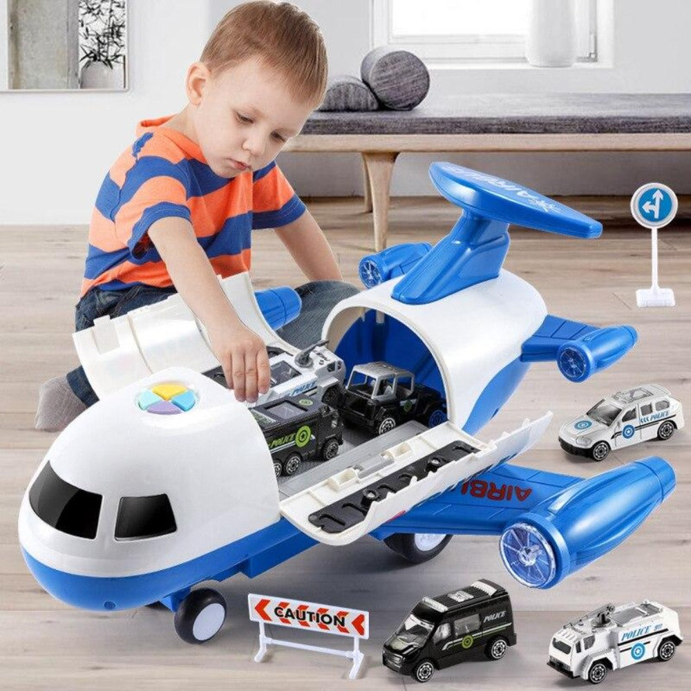 Set de jeu Avion SkyExplorer pour enfants - Ensemble de jeu de rôle et de construction de 20 pièces pour jeunes constructeurs | Lersk