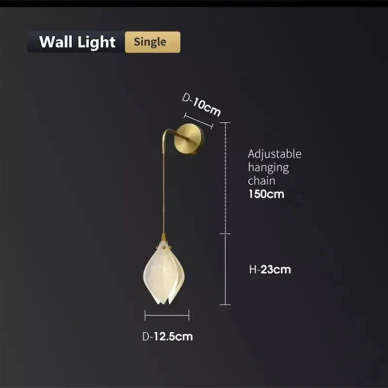 Lampadario floreale in ceramica NovaFlora per case moderne | Lersk