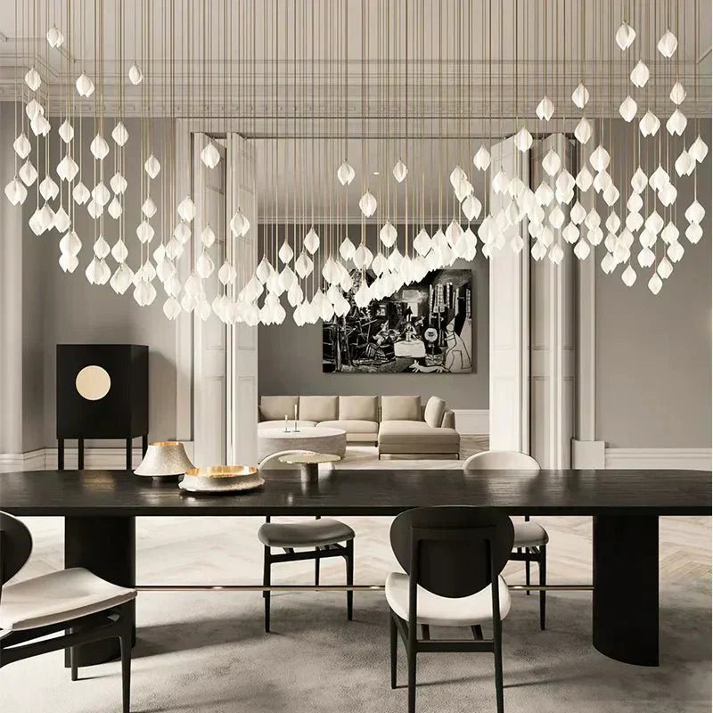 Lampadario floreale in ceramica NovaFlora per case moderne | Lersk