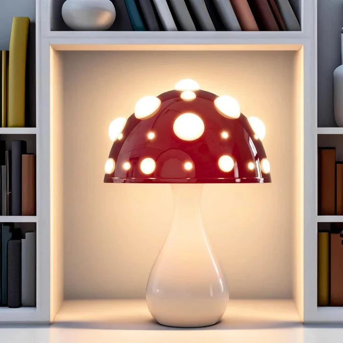 Mushroom Night Light With Warm Eye-Friendly Glow For Peaceful Evenings | Lersk