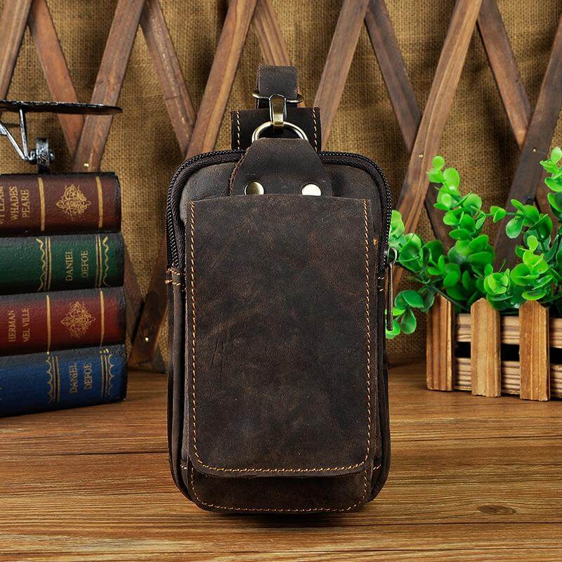 Premium Leder Herren-Gürteltasche für tägliche Essentials und eleganten Stil unterwegs | Lersk