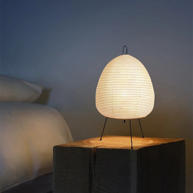 Lumisora Reispapierlampe mit sanftem, atmosphärischem LED-Leuchten | Lersk