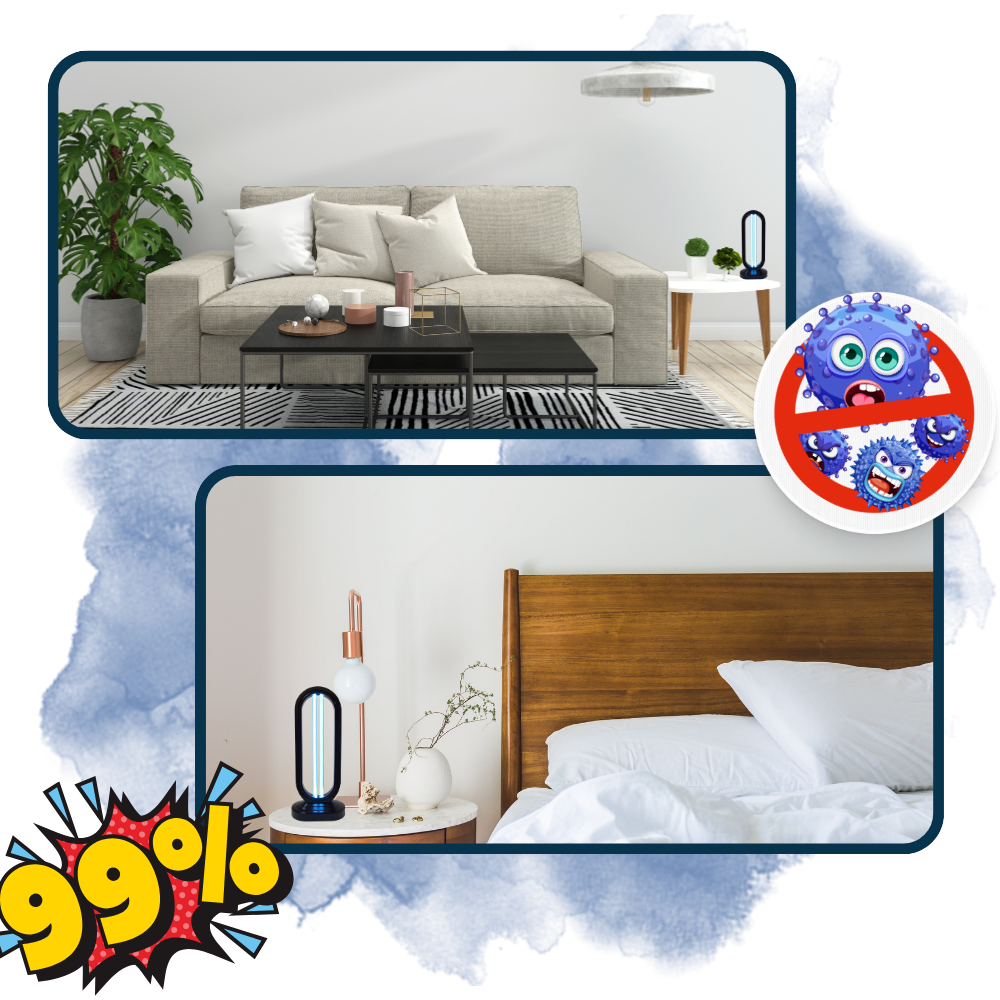 Multiflächen-UV-Bettwanzen-Desinfektionslampe für Zuhause und Reisen | Lersk