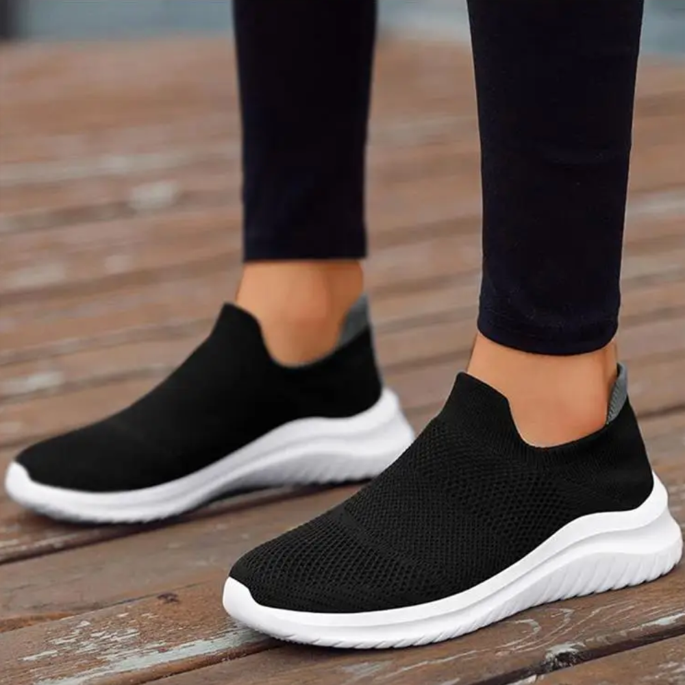 Orthopedic Slip On Sneakers For Wide Toe Comfort And Breathable Everyday Wear | Lersk
