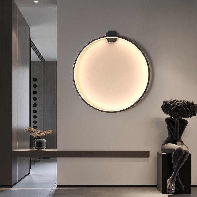 LumaNova Round Wall Light for Modern Minimalist Interiors | Lersk