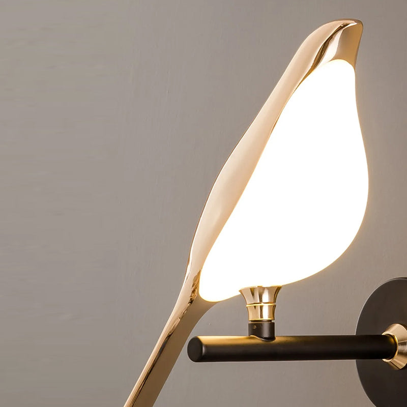 LED Bird Wall Lamp Cozy Nordic Night Light For Home Decor | Lersk