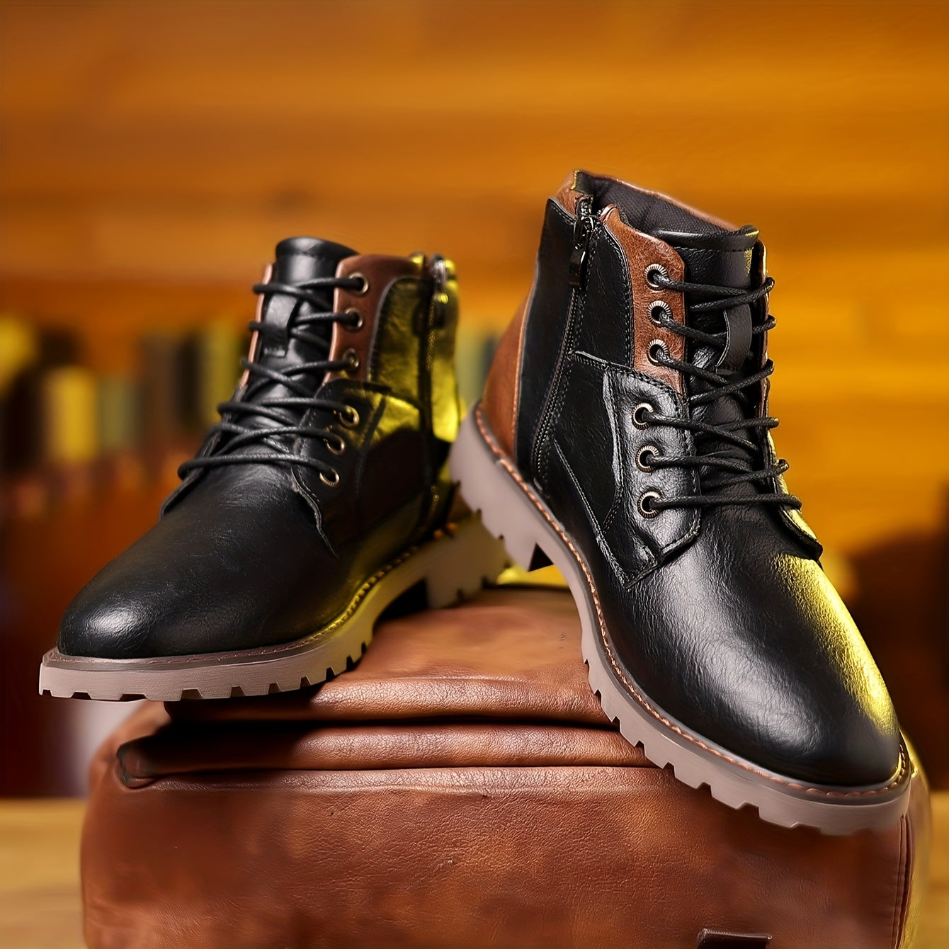 Aurelix | Stivali in pelle con cerniera | Lersk