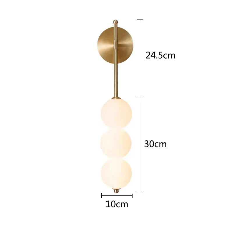 Lyra Orb Wall Sconce LED Ambient Lighting For Hallways | Lersk