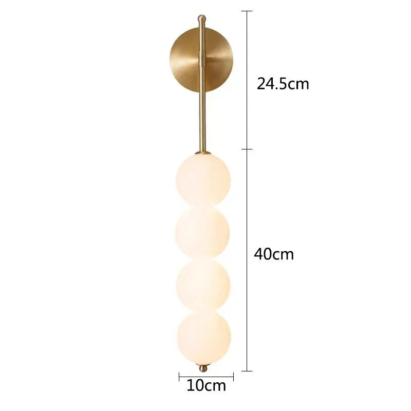 Lyra Orb Wall Sconce LED Ambient Lighting For Hallways | Lersk