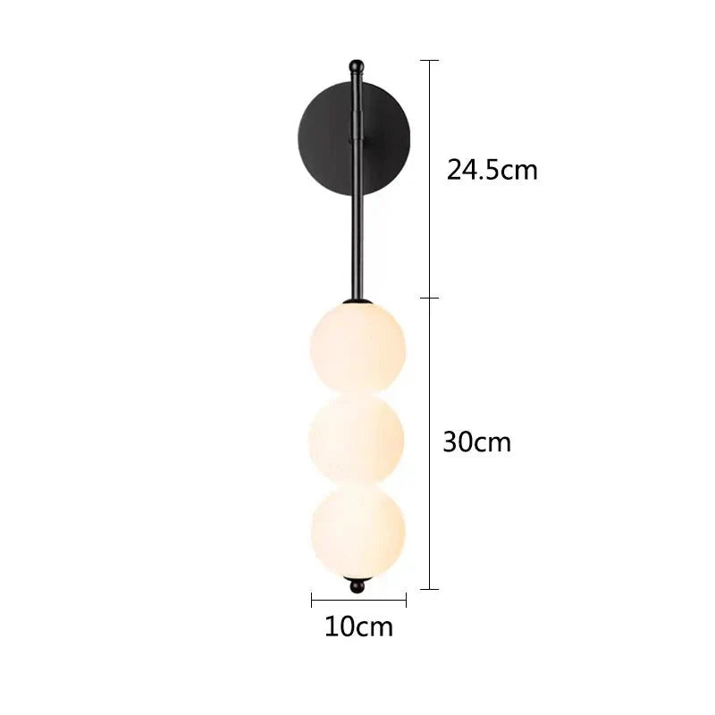 Lyra Orb Wall Sconce LED Ambient Lighting For Hallways | Lersk