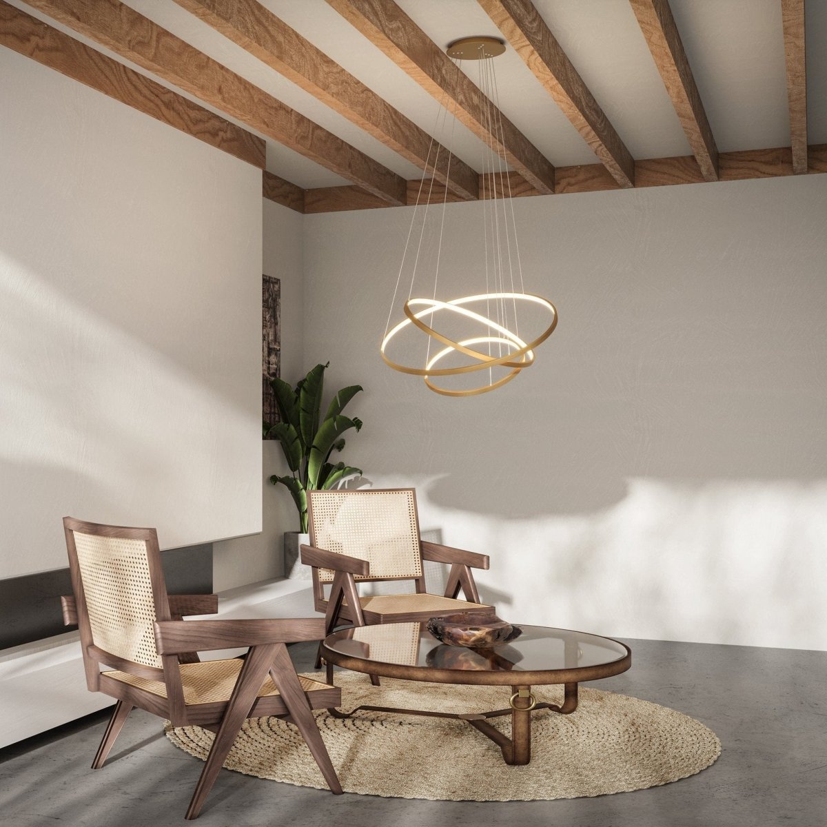 NovaHalo LED Pendant Light With Remote Control Dimmer | Lersk