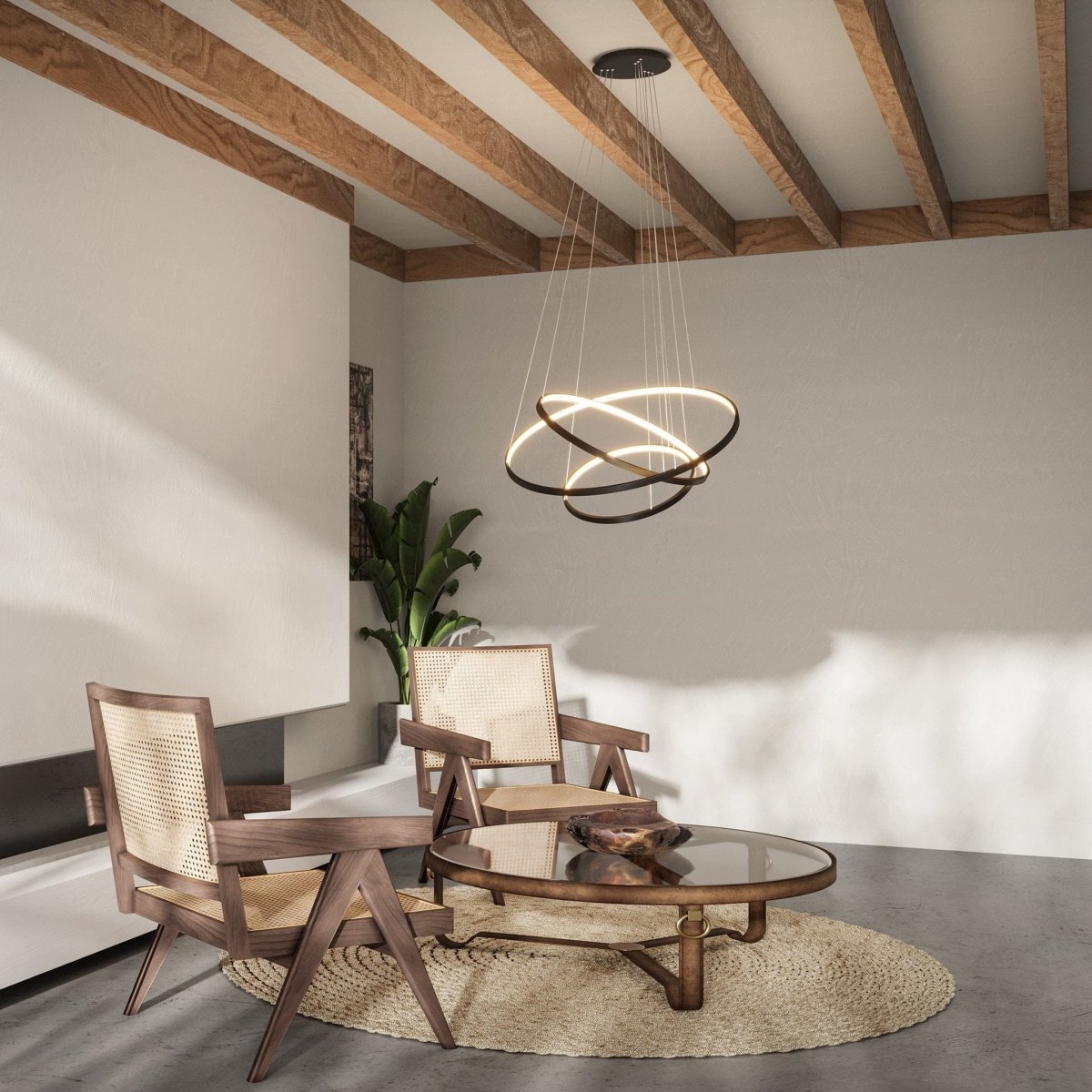 NovaHalo LED Pendant Light With Remote Control Dimmer | Lersk
