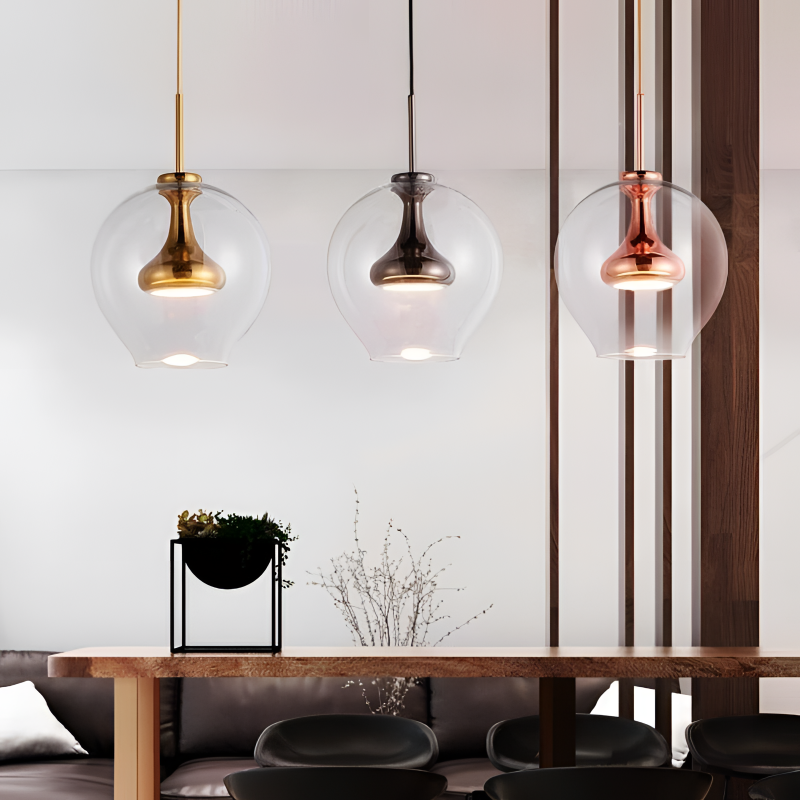 Glass Tulip Pendant Light by Lunara | Lersk