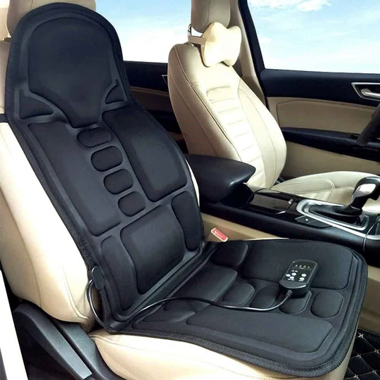 Almofada de Assento de Massagem com Oito Modos e Almofada Térmica para Pescoço e Costas para Uso em Carro e Casa | Lersk