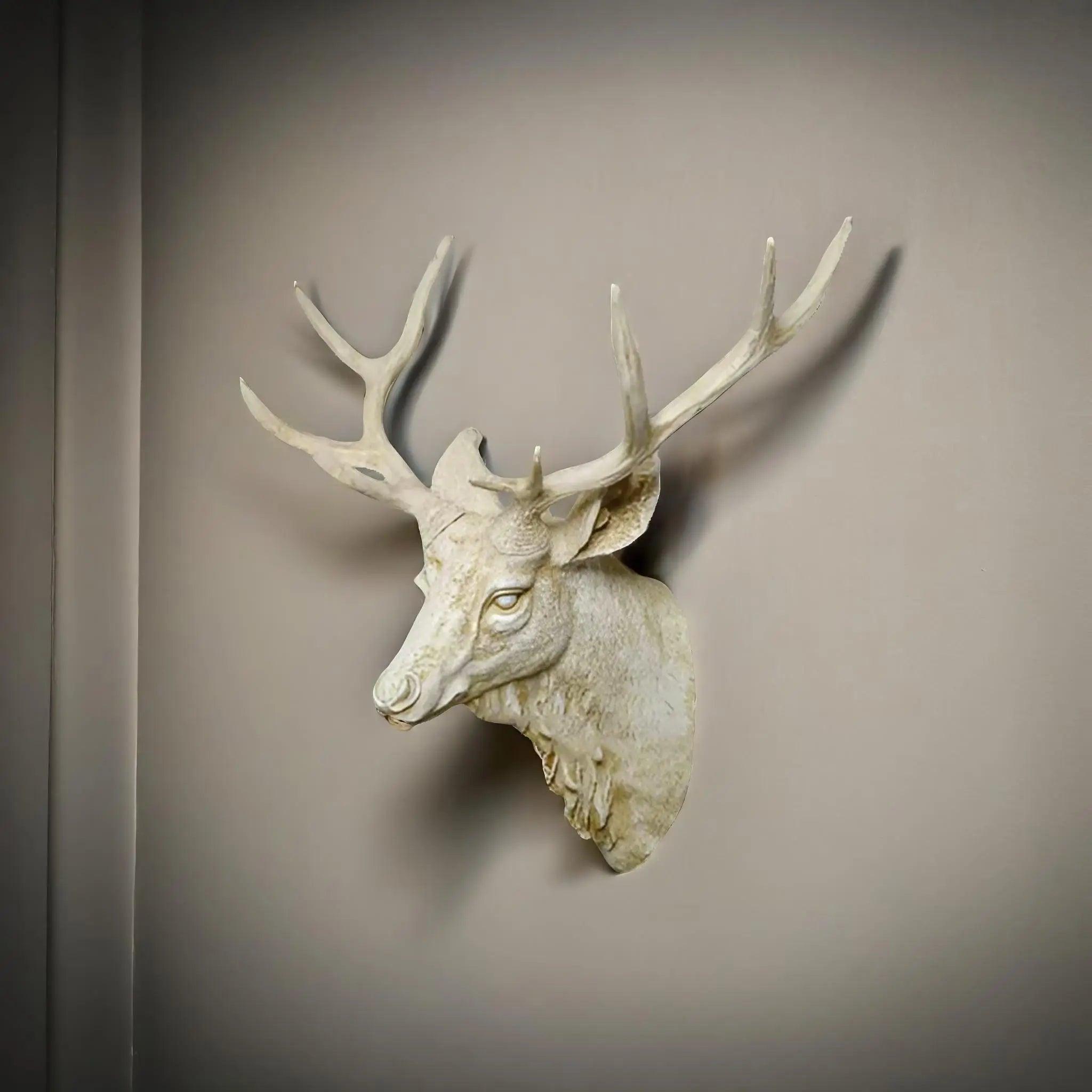Thornridge Rustic Faux Deer Head Wall Mount Decor For Cabin | Lersk