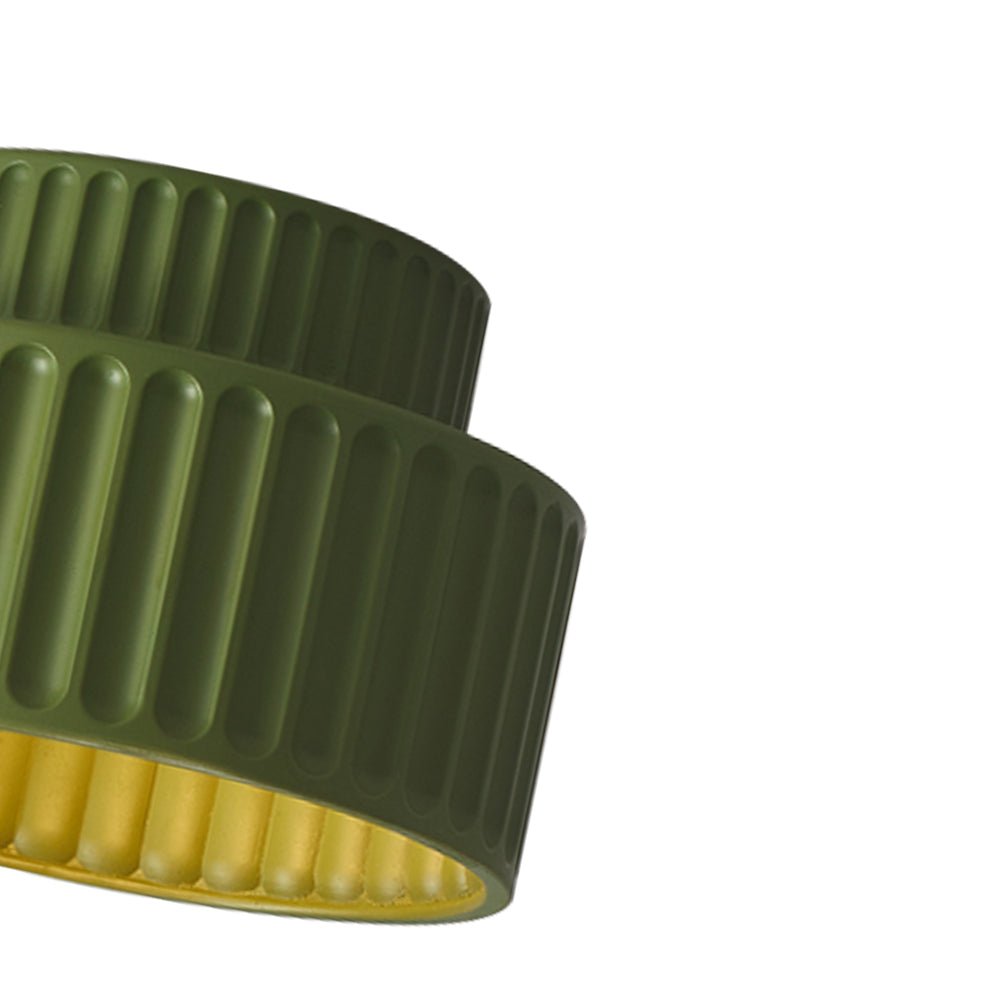 Luminara Tromme Semi Flush Loftlampe Cremefarvet Stoffront Én Lyskilde | Lersk