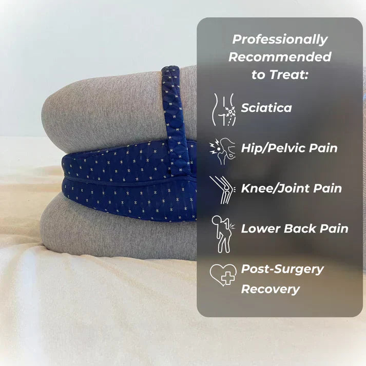Memory Foam Leg Pillow For Back Pain Sleepers Pain Relief | Lersk