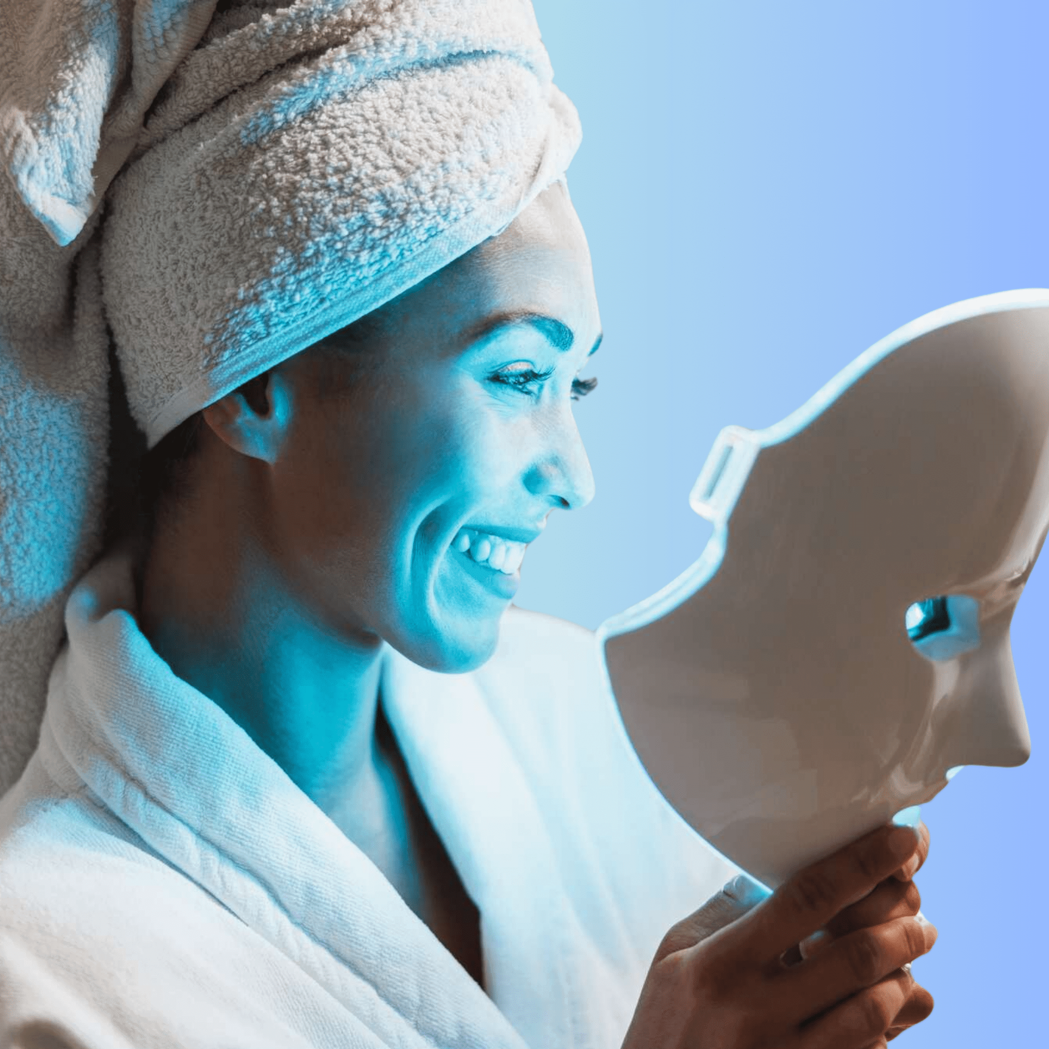 Photon Therapy Mask For Aging Skin Brightens Tightens Firms | Lersk