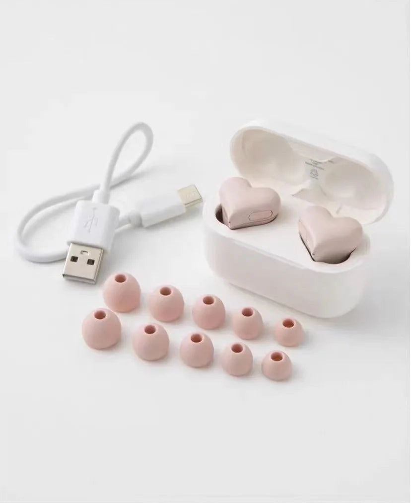 Heart Shaped PulseBuds Noise Cancelling Wireless Earbuds | Lersk
