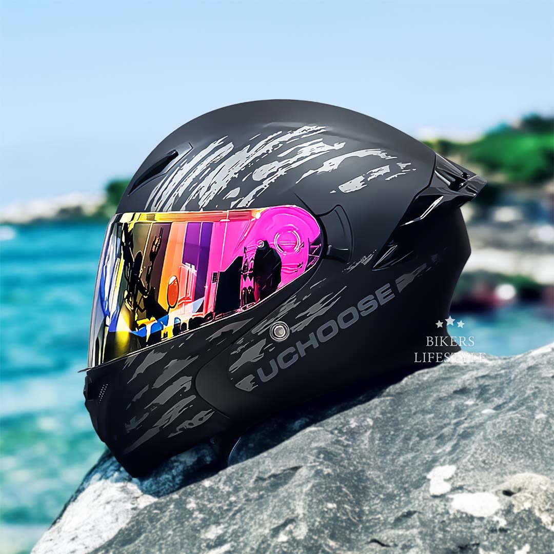 Casco FlipGuard con Doppia Lente per Piloti Omologato DOT | Lersk