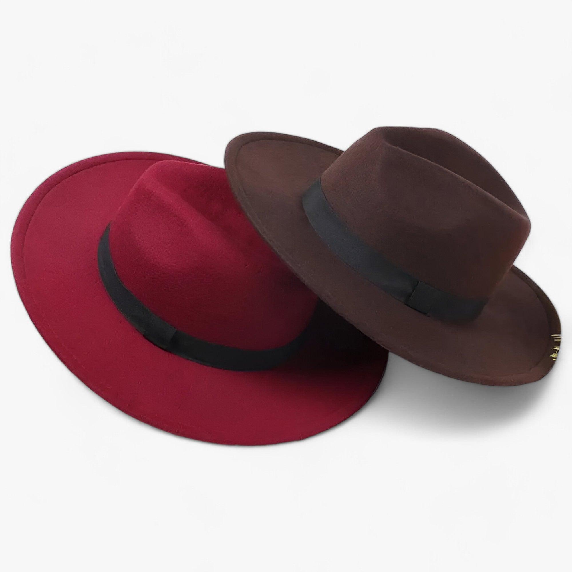 Unisex Vintage Wool Fedora Hat With Wide Brim, Classic Winter Style for Men and Women | Lersk