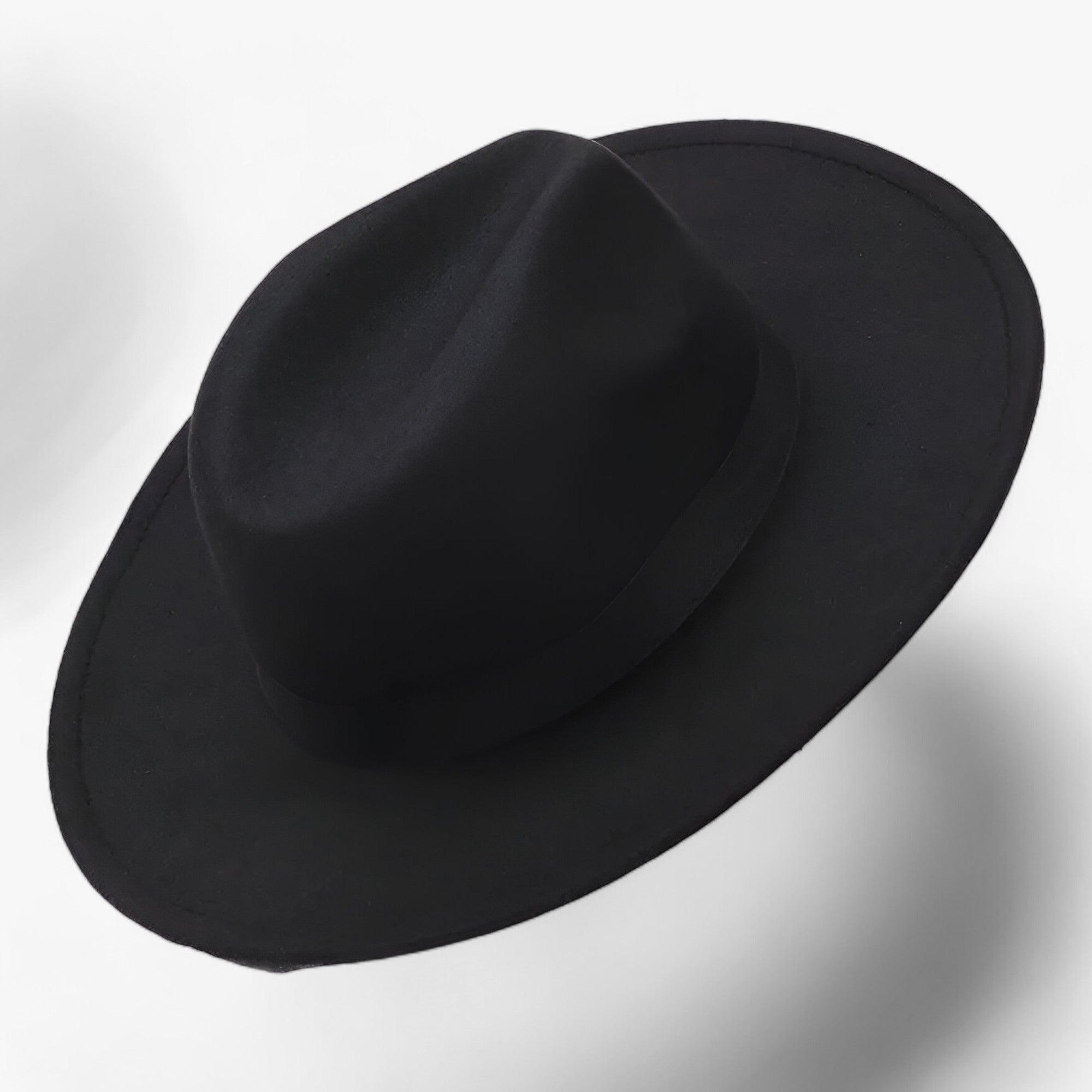 Unisex Vintage Wool Fedora Hat With Wide Brim, Classic Winter Style for Men and Women | Lersk