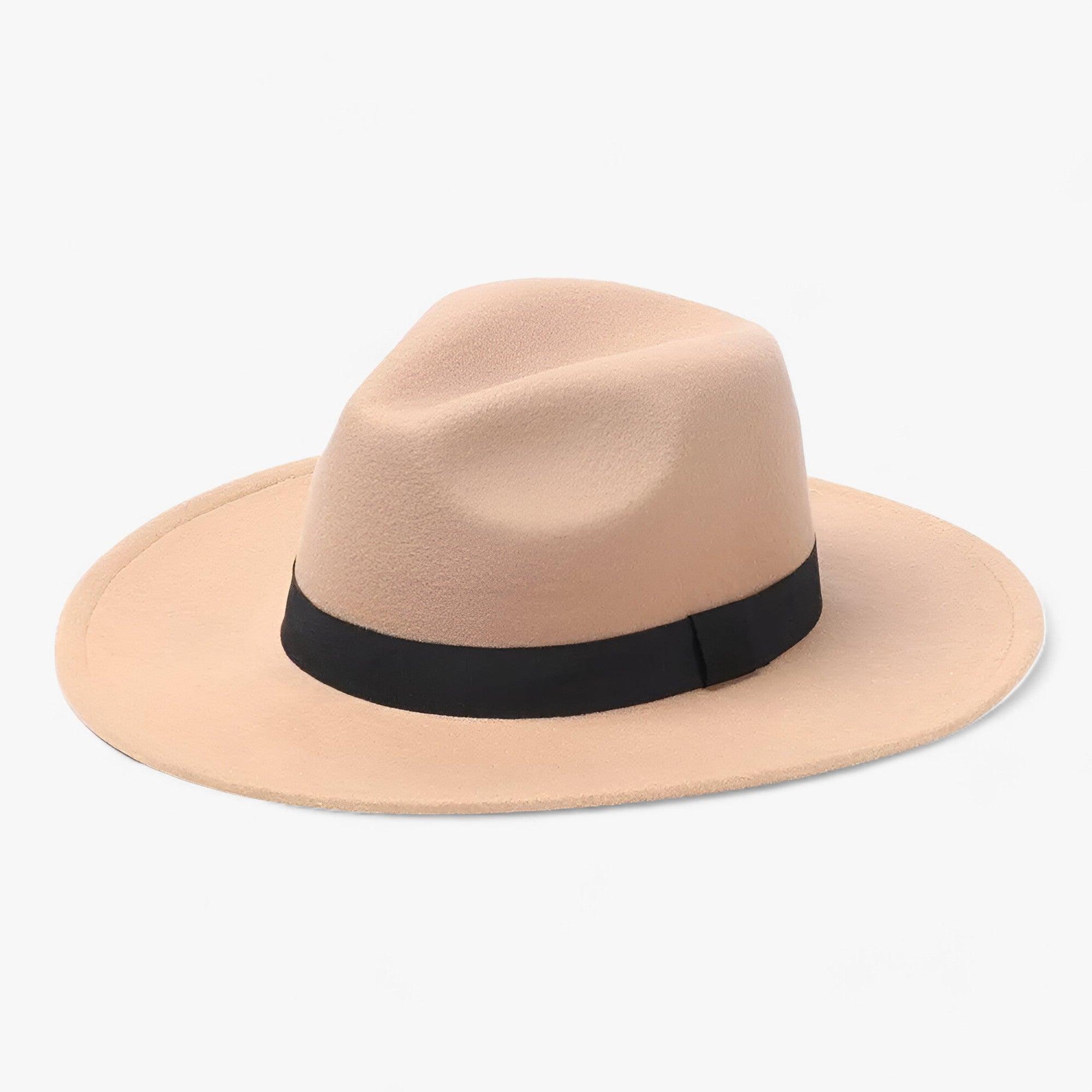 Unisex Vintage Wool Fedora Hat With Wide Brim, Classic Winter Style for Men and Women | Lersk