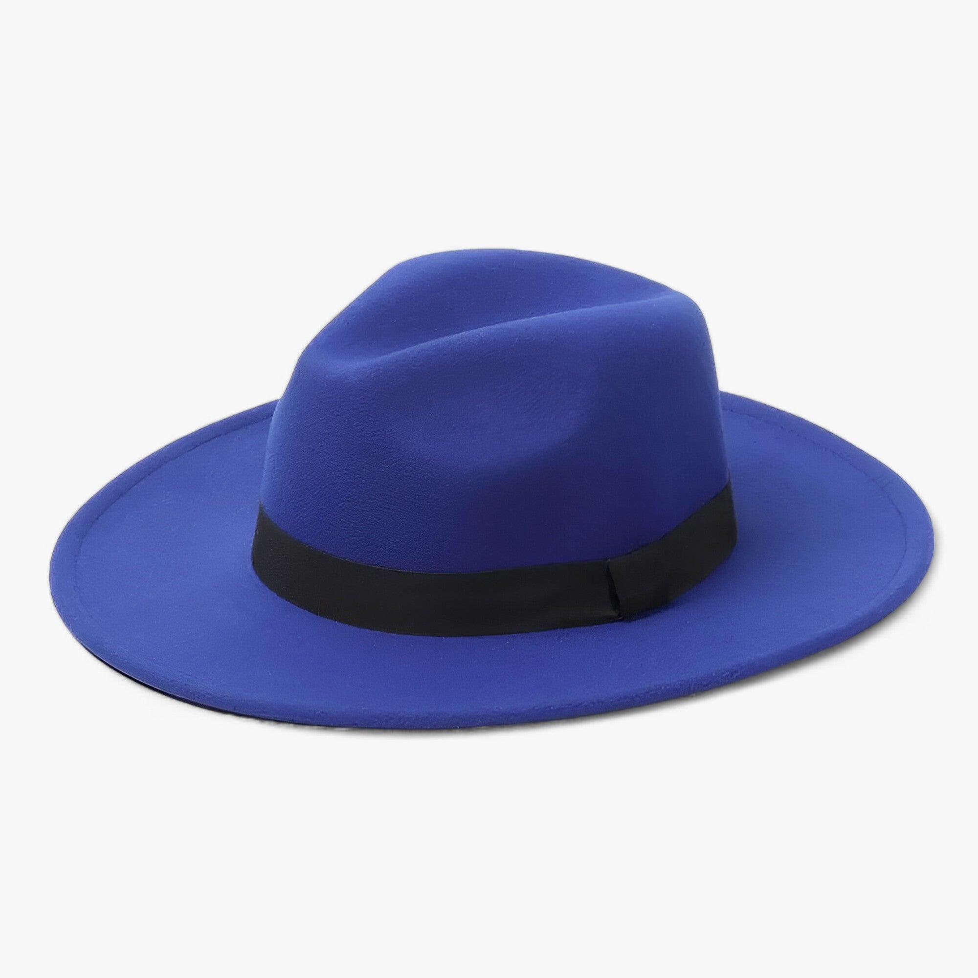 Unisex Vintage Wool Fedora Hat With Wide Brim, Classic Winter Style for Men and Women | Lersk